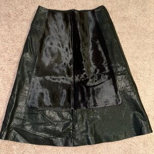 Club Monaco Skirt, Real Leather
